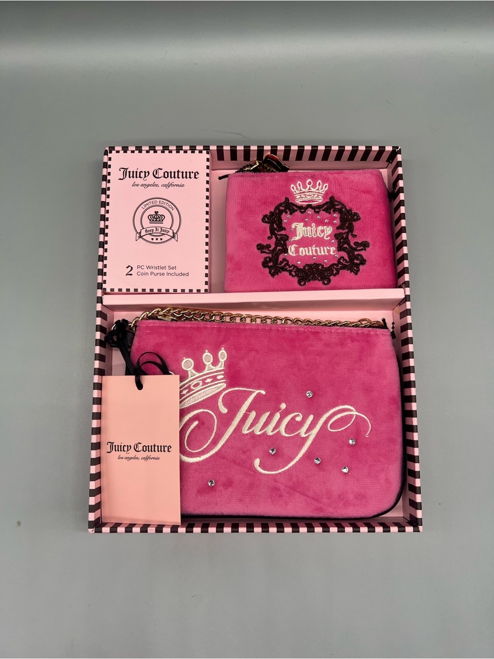 Juicy couture heritage pouch gift set